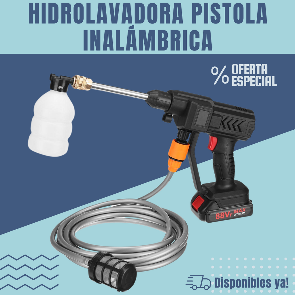 Combo Hidrolavadora + Aspiradora Portátil